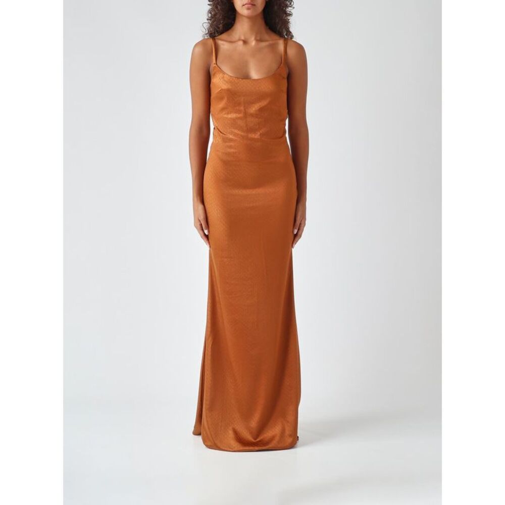 Elisabetta Franchi Women Elisabetta Franchi Python Print Satin Long Evening Gown